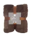Plaid invernale in sherpa Ribbon