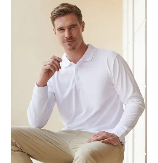 Polo a manica lunga Coolplus® Henbury