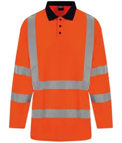 Polo a maniche lunghe ad alta visibilità ProRTX High Visibility