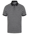 Polo a righe in jersey Front Row
