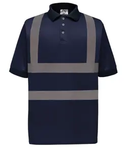 Polo ad alta visibilità a maniche corte (HVJ210) YOKO