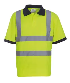 Polo ad alta visibilità a maniche corte (HVJ210) YOKO