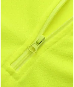 Polo alta visibilità con colletto alla coreana e zip (HVJ230) YOKO