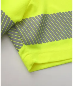 Polo alta visibilità con colletto alla coreana e zip (HVJ230) YOKO