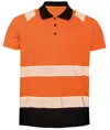 Polo alta visibilità riciclata Result Recycled