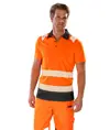 Polo alta visibilità riciclata Result Recycled