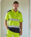 Polo bicolore alta visibilità (HVJ220) YOKO