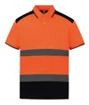 Polo bicolore alta visibilità (HVJ220) YOKO