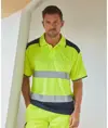 Polo bicolore alta visibilità (HVJ220) YOKO
