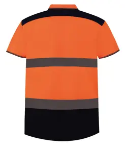 Polo bicolore alta visibilità (HVJ220) YOKO