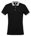 Polo bicolore in piqué Kariban