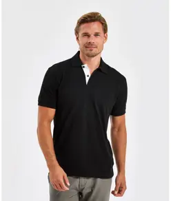 Polo bicolore uomo vestibilità classica Asquith & Fox