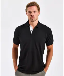 Polo bicolore uomo vestibilità classica Asquith & Fox
