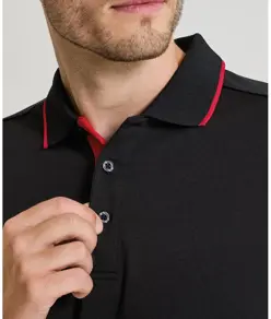 Polo Coolchecker® a contrasto Premier