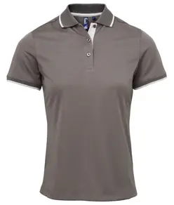 Polo da donna a contrasto Coolchecker® Premier