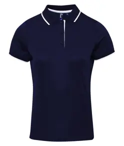 Polo da donna a contrasto Coolchecker® Premier