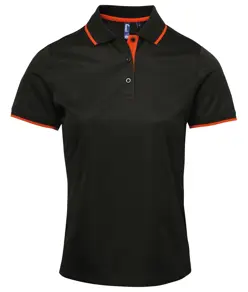 Polo da donna a contrasto Coolchecker® Premier