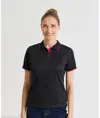 Polo da donna a contrasto Coolchecker® Premier