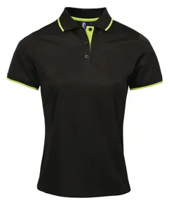 Polo da donna a contrasto Coolchecker® Premier