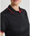 Polo da donna a contrasto Coolchecker® Premier