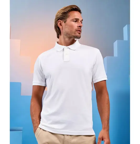Polo da uomo in maglia super liscia Asquith & Fox