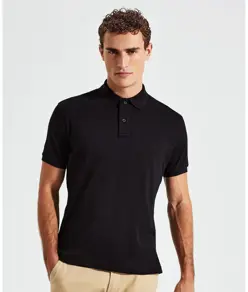 Polo da uomo in maglia super liscia Asquith & Fox
