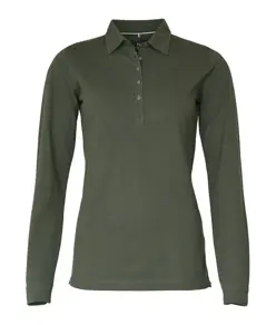 Polo deluxe a maniche lunghe donna Carlington Nimbus