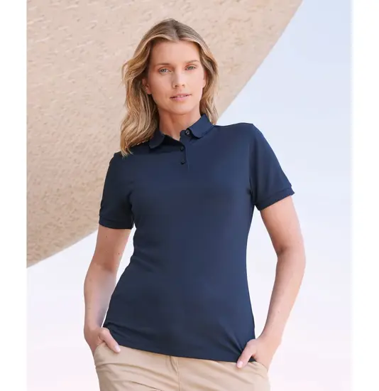 Polo donna in poliestere riciclato Henbury