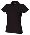 Polo elasticizzata a maniche corte donna SF