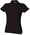 Polo elasticizzata a maniche corte donna SF