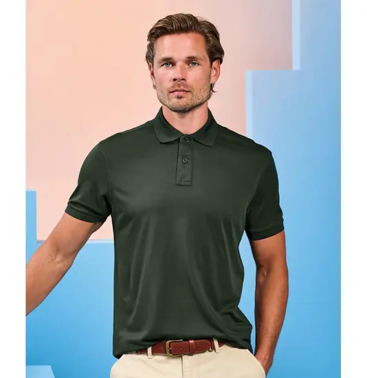 Polo in poliestere riciclato PRINTGUARD Asquith & Fox