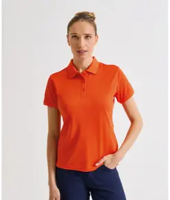 Polo piqué donna Coolchecker® plus Premier