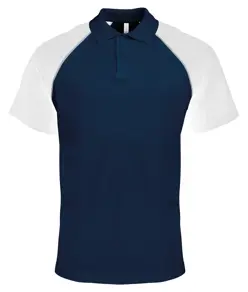 Polo stile baseball a contrasto Kariban