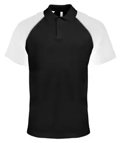 Polo stile baseball a contrasto Kariban