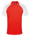 Polo stile baseball a contrasto Kariban