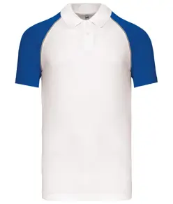 Polo stile baseball a contrasto Kariban