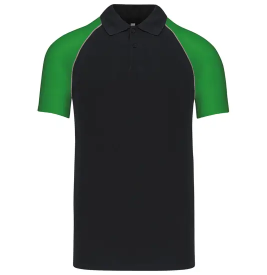 Polo stile baseball a contrasto Kariban