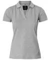 Polo stretch di lusso con scollo a V donna Harvard Nimbus