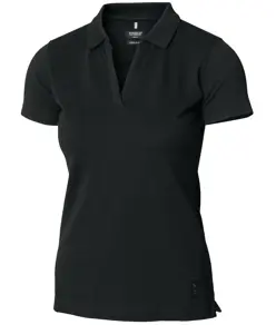 Polo stretch di lusso con scollo a V donna Harvard Nimbus