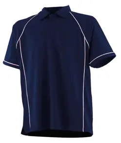 Polo tecnica bambino con profili a contrasto Finden & Hales