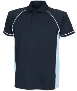 Polo tecnica bambino con profili a contrasto Finden & Hales