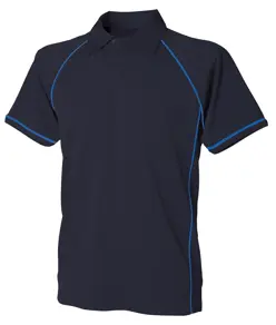 Polo tecnica bambino con profili a contrasto Finden & Hales