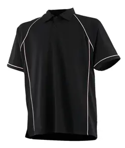 Polo tecnica bambino con profili a contrasto Finden & Hales