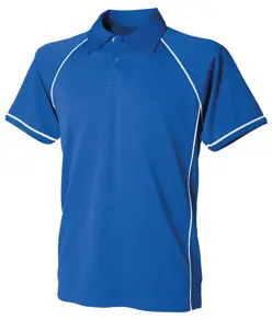 Polo tecnica bambino con profili a contrasto Finden & Hales