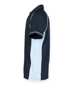 Polo tecnica bambino con profili a contrasto Finden & Hales