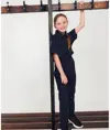 Polo tecnica bambino con profili a contrasto Finden & Hales