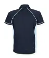 Polo tecnica bambino con profili a contrasto Finden & Hales