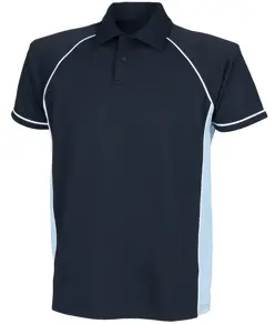 Polo tecnica bambino con profili a contrasto Finden & Hales