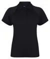 Polo tecnica da donna con piping Finden & Hales