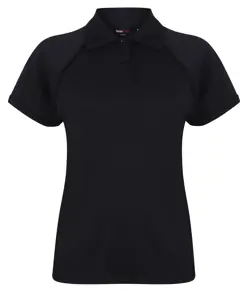 Polo tecnica da donna con piping Finden & Hales